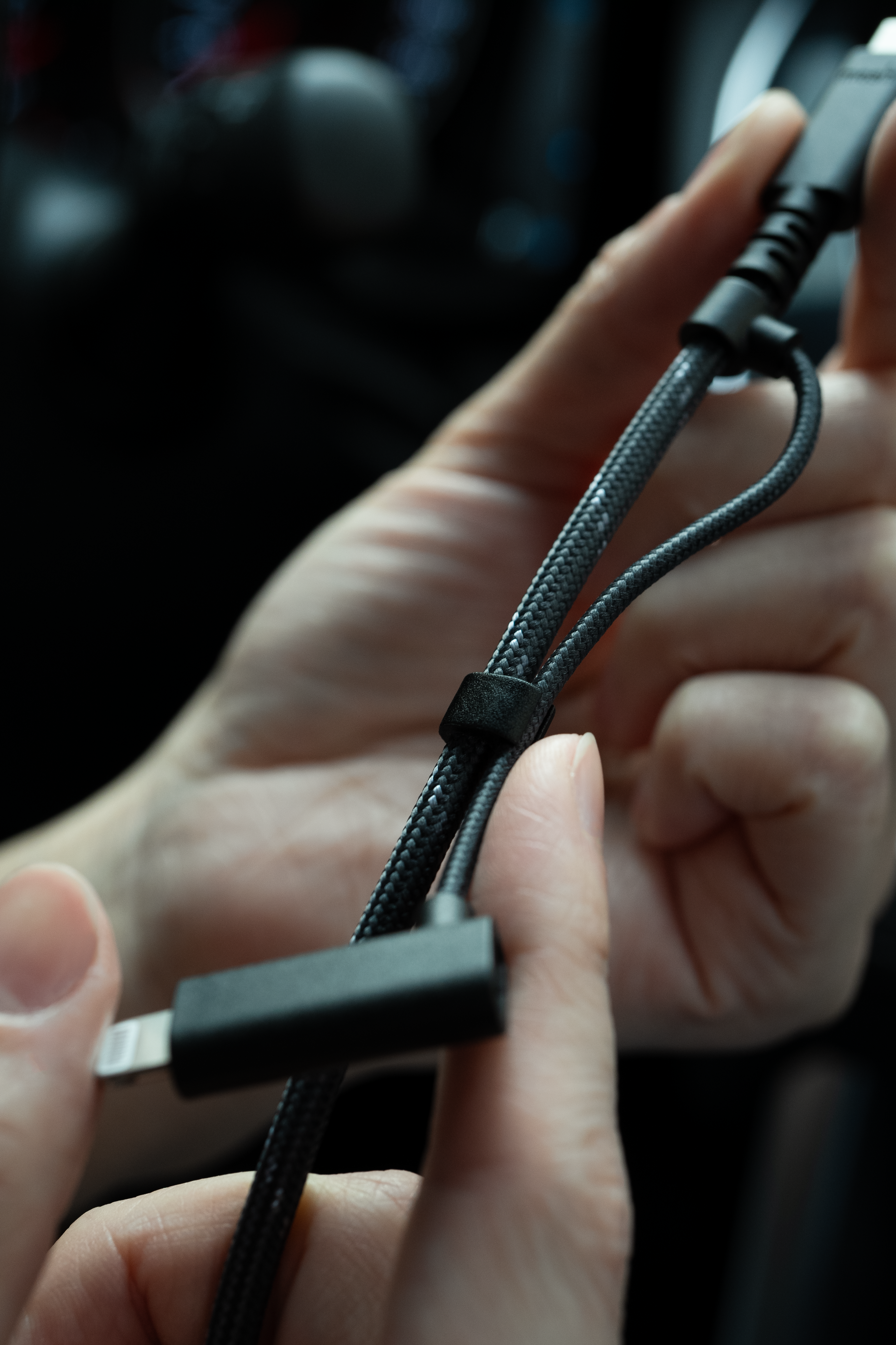 2-in-1 USB-C to USB-C & Lightning Charging/Sync Cable (1M)